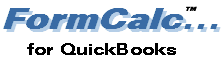 FormCalc for QuickBooks